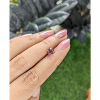 1.20 Ct. Pink Malaya Garnet from Tanzania Life Style