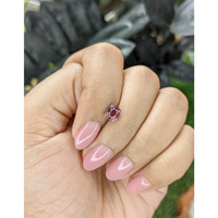 1.20 Ct. Pink Malaya Garnet from Tanzania Life Style