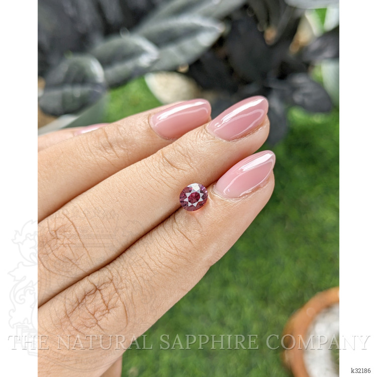 1.14 Ct. Pink Malaya Garnet from Tanzania