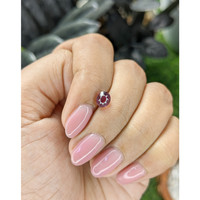 1.14 Ct. Pink Malaya Garnet from Tanzania Life Style