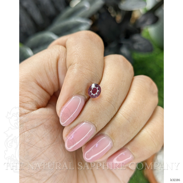 1.14 Ct. Pink Malaya Garnet from Tanzania