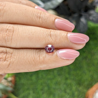 1.14 Ct. Pink Malaya Garnet from Tanzania Life Style