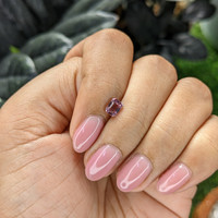 0.70 Ct. Purple Malaya Garnet from Tanzania Life Style