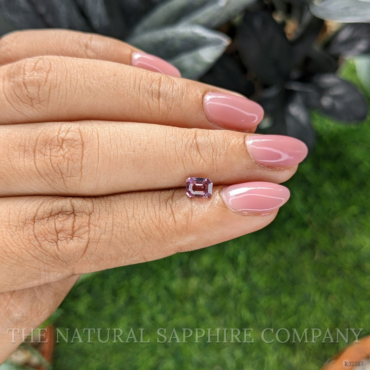 0.70 Ct. Purple Malaya Garnet from Tanzania