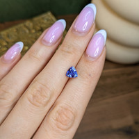 1.18 Ct. Violet Tanzanite from Tanzania Life Style