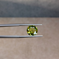 2.41 Ct. Yellowish Green Peridot from Brazil Life Style