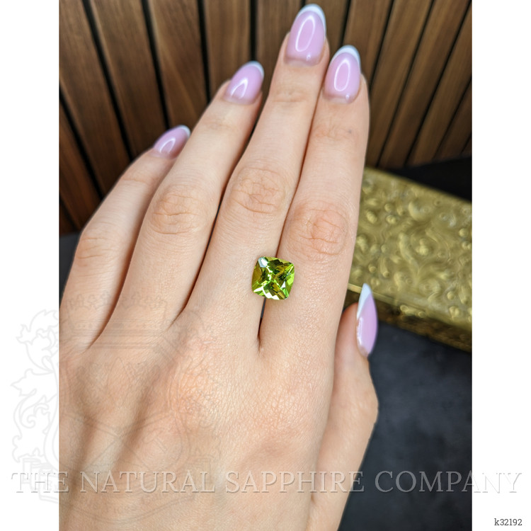 3.80 Ct. Green (Lime Green) Peridot from Brazil