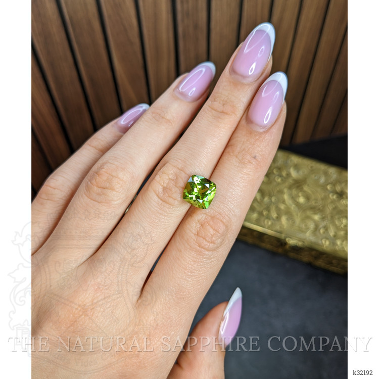 3.80 Ct. Green (Lime Green) Peridot from Brazil
