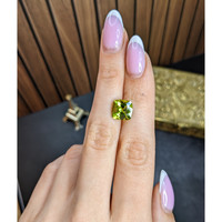 4.02 Ct. Green (Lime Green) Peridot from Brazil Life Style