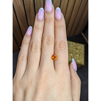 2.33 Ct. Orange Spessartite Garnet from Madagascar Life Style