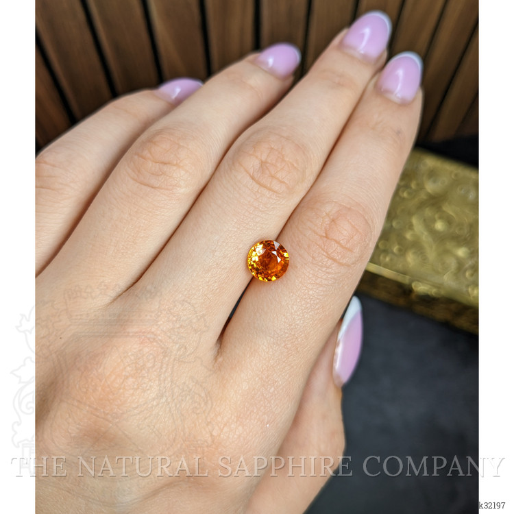 2.55 Ct. Orange Spessartite Garnet from Madagascar