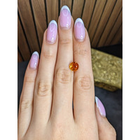 2.55 Ct. Orange Spessartite Garnet from Madagascar Life Style