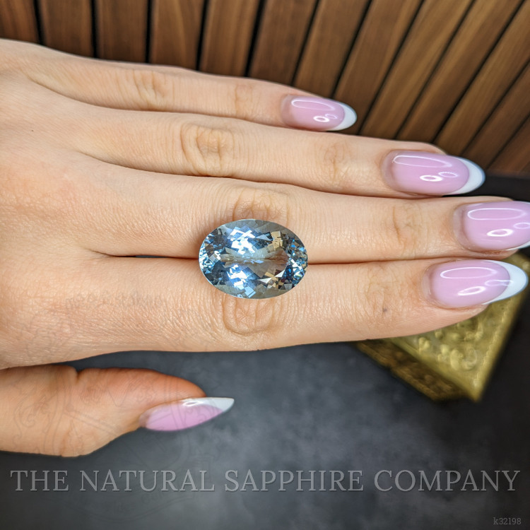 20.61 Ct. Blue Aquamarine from Brazil