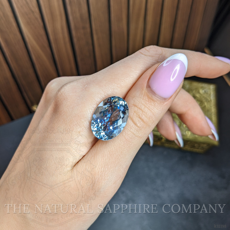 20.61 Ct. Blue Aquamarine from Brazil