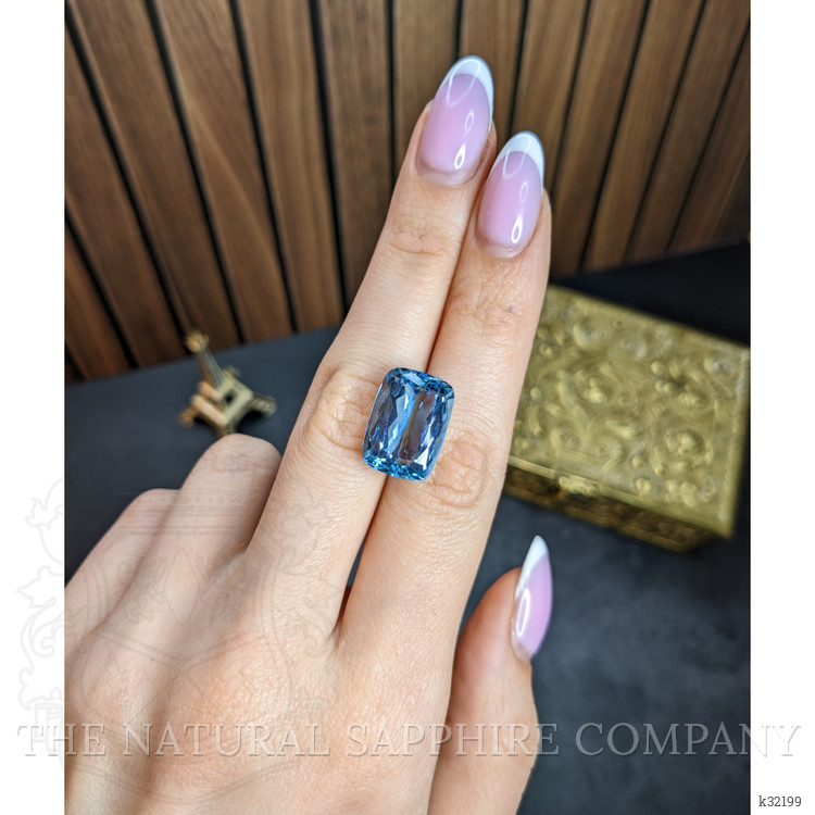 12.08 Ct. Blue Aquamarine from Brazil