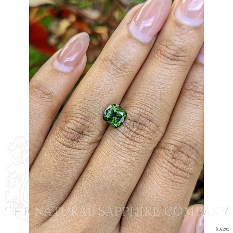 1.95 Ct. Green Zircon from Ceylon (Sri Lanka)