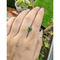 1.95 Ct. Green Zircon from Ceylon (Sri Lanka) Life Style