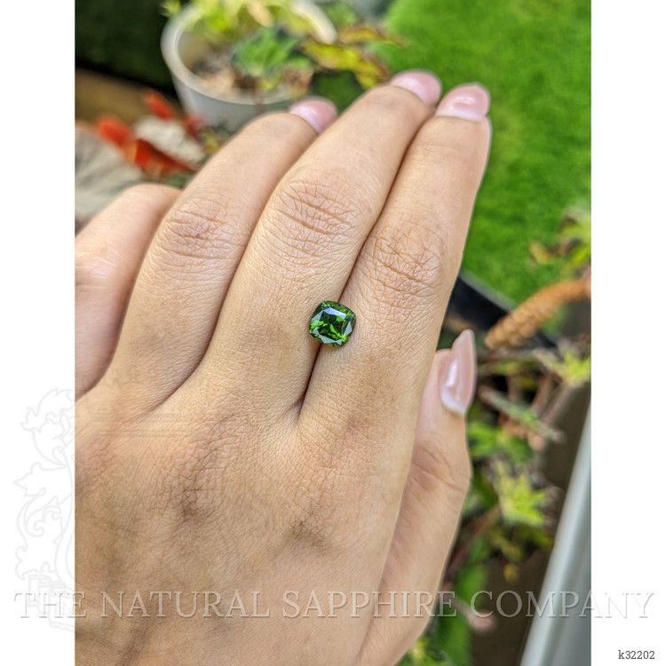 1.95 Ct. Green Zircon from Ceylon (Sri Lanka)