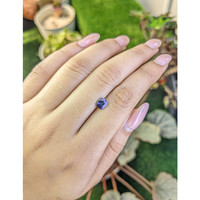 0.79 Ct. Violet Spinel from Ceylon (Sri Lanka) Life Style
