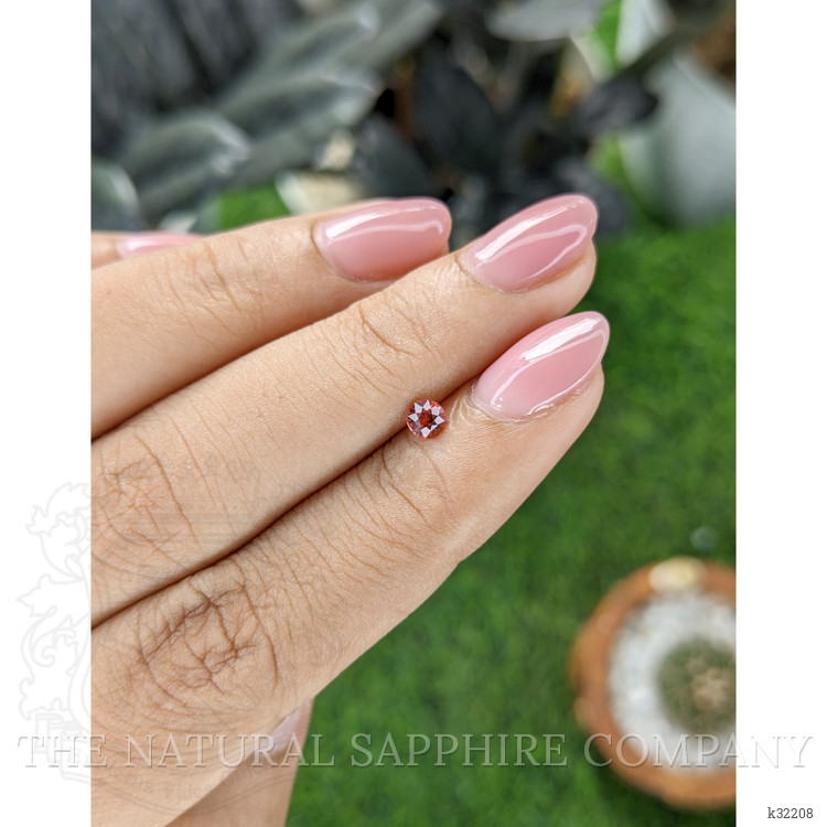 0.22 Ct. Reddish Pink Spinel from Tanzania