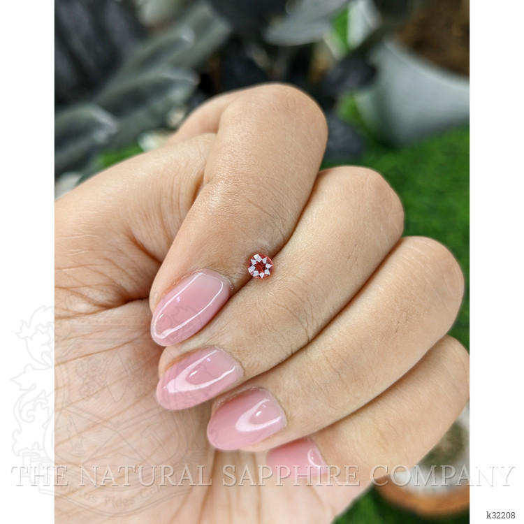 0.22 Ct. Reddish Pink Spinel from Tanzania