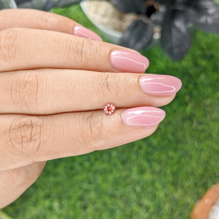 0.20 Ct. Pinkish Orange Spinel from Tanzania