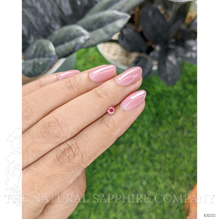 0.21 Ct. Reddish Pink Spinel from Tanzania