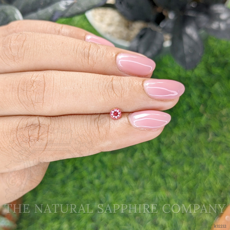 0.21 Ct. Reddish Pink Spinel from Tanzania
