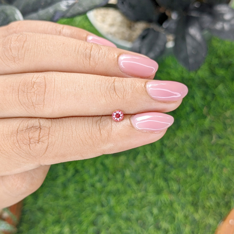 0.21 Ct. Reddish Pink Spinel from Tanzania