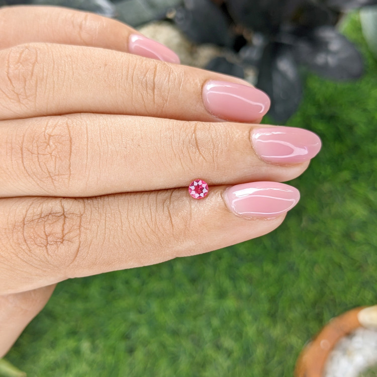 0.23 Ct. Reddish Pink Spinel from Tanzania