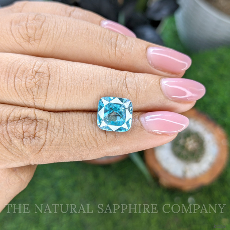 6.85 Ct. Blue Zircon