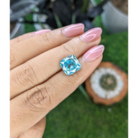 6.85 Ct. Blue Zircon Life Style