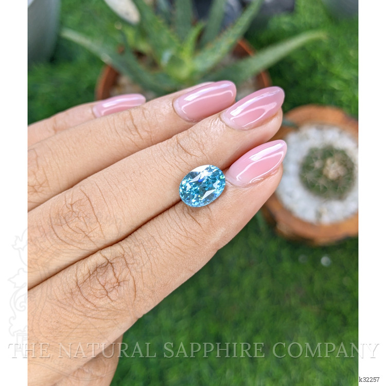 4.27 Ct. Blue Zircon