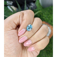 4.27 Ct. Blue Zircon Life Style