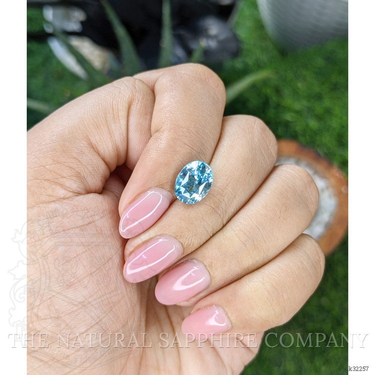 4.27 Ct. Blue Zircon