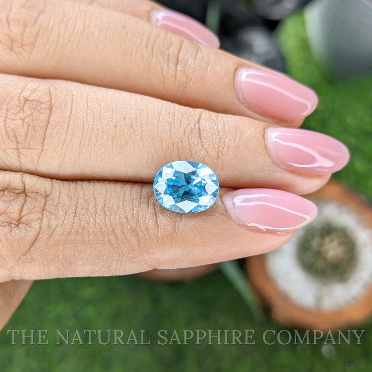 4.63 Ct. Blue Zircon