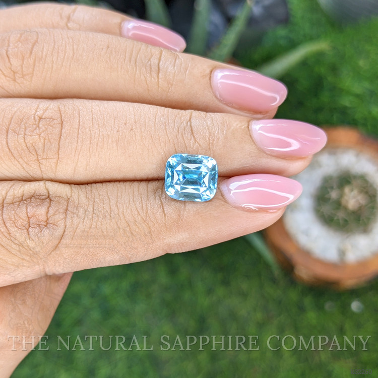 4.45 Ct. Blue Zircon