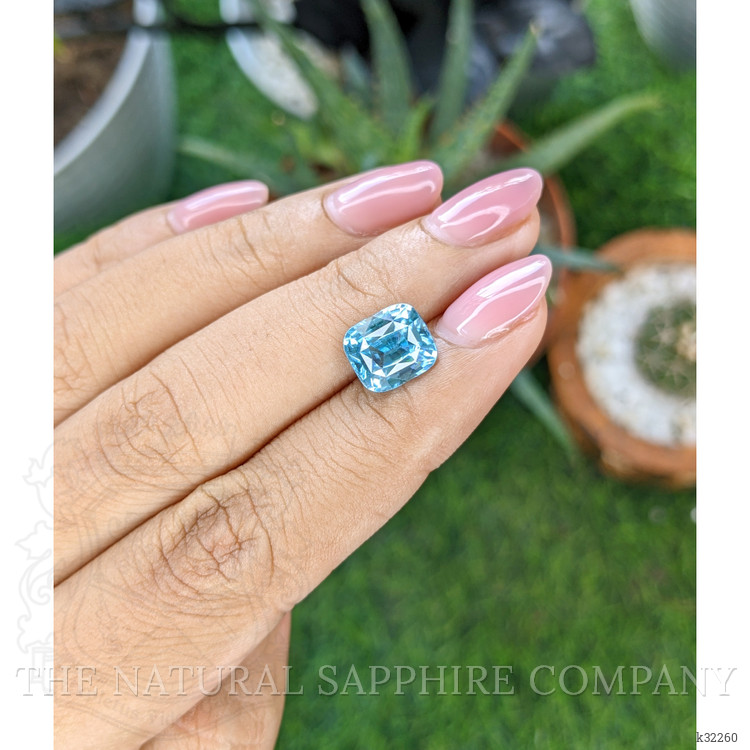 4.45 Ct. Blue Zircon