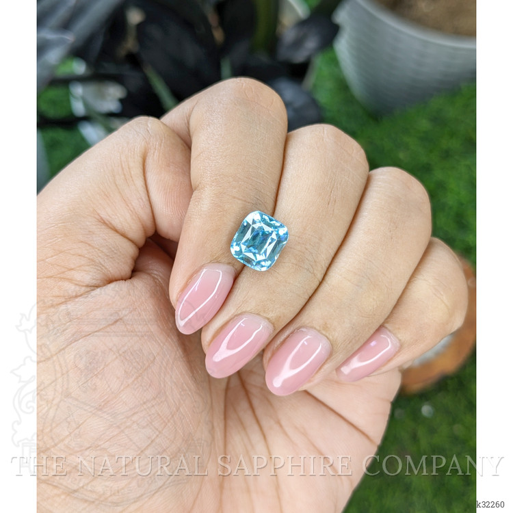 4.45 Ct. Blue Zircon