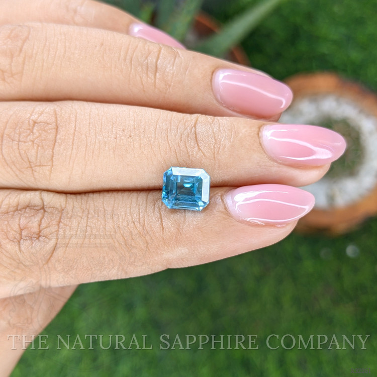 3.43 Ct. Blue Zircon