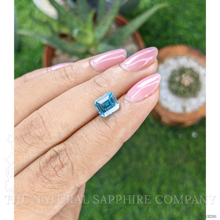 3.43 Ct. Blue Zircon