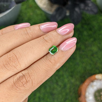 0.90 Ct. Tsavorite Garnet from Tanzania Life Style