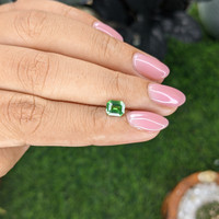 0.90 Ct. Tsavorite Garnet from Tanzania Life Style