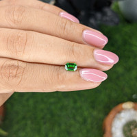 0.61 Ct. Tsavorite Garnet from Tanzania Life Style