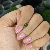 0.61 Ct. Tsavorite Garnet from Tanzania Life Style