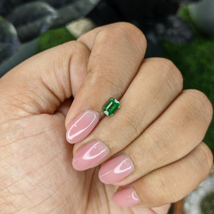 0.61 Ct. Tsavorite Garnet from Tanzania