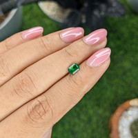 0.72 Ct. Tsavorite Garnet from Tanzania Life Style