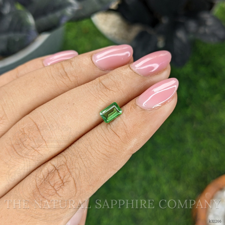 0.65 Ct. Tsavorite Garnet from Tanzania