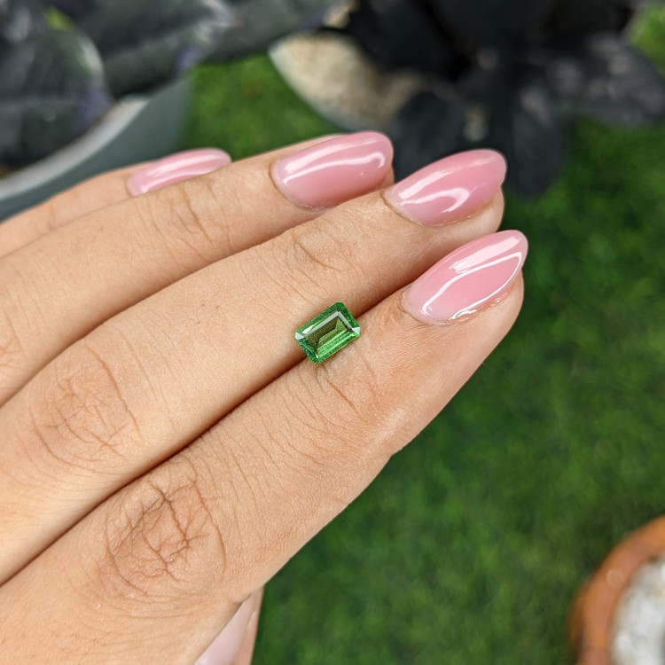 0.65 Ct. Tsavorite Garnet from Tanzania