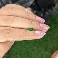 0.44 Ct. Tsavorite Garnet from Tanzania Life Style